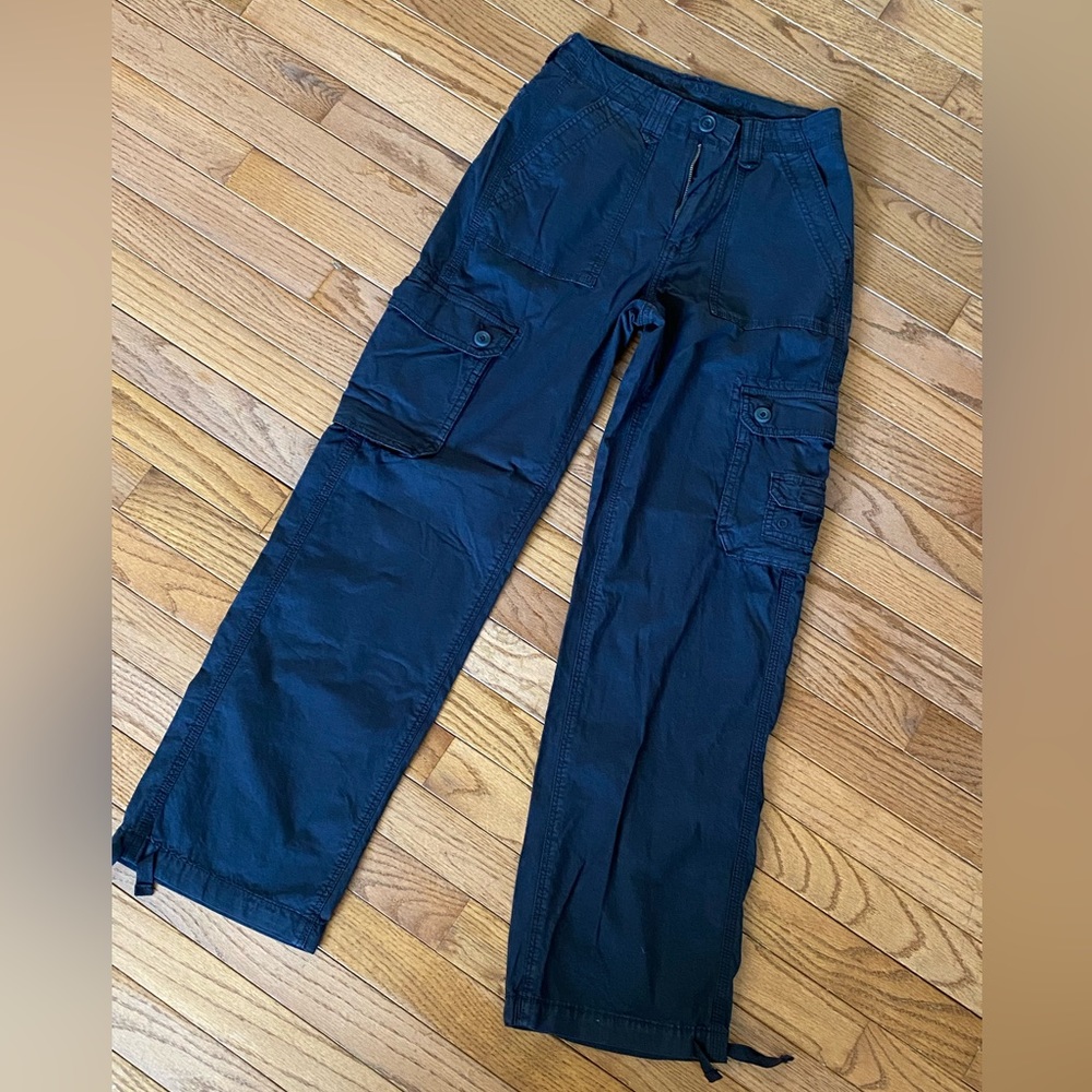 American Eagle Dark Grey Cargo Pants